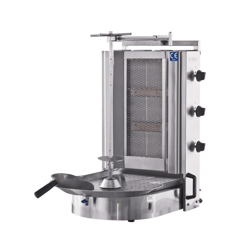 İnoksan PDG303 - 3 Radyanlı Alttan Motorlu Gazlı Döner Ocağı