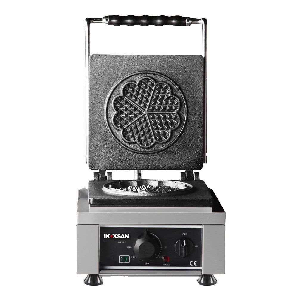 İnoksan SG0071 - Waffle Makinesi Yonca Model Tekli - Sabit Pleyt