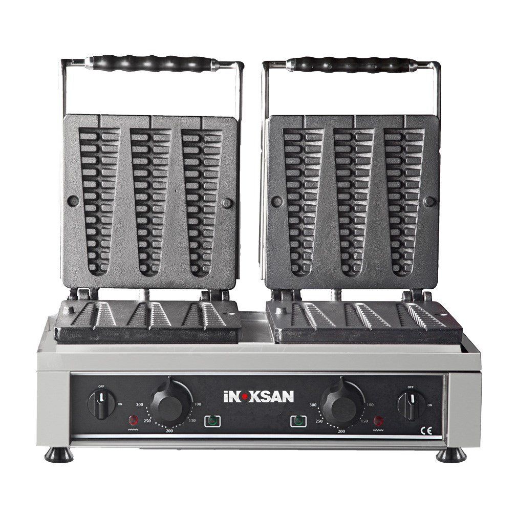 İnoksan SG0072 - Waffle Makinesi Çam Model Çiftli-Sabit Pleyt