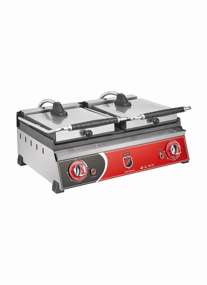 SILVERINOX 2132-ÇİFT KAPAKLI KLASİK MODEL TOST MAKİNASI