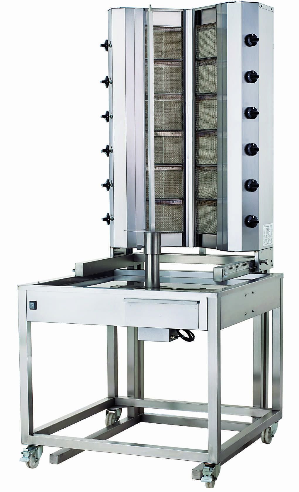 KALİTEGAZ-KLG226-VA Gazlı Döner Ocağı Alttan Motorlu Arabalı V Model