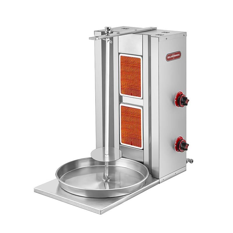 SilverInox 2164 Döner Ocağı, 2 Radyanlı, Doğalgazlı