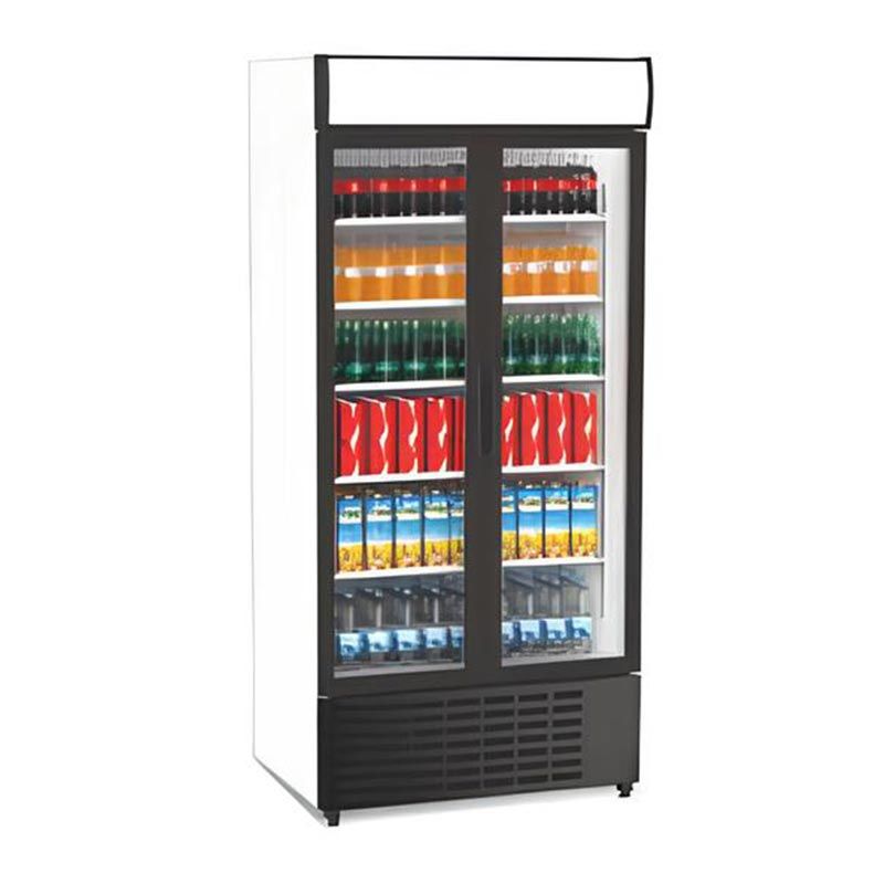 SENOX SDS-1010 DC Kanopili Market Teşhir Dolabı, 2 Çarpma Kapılı