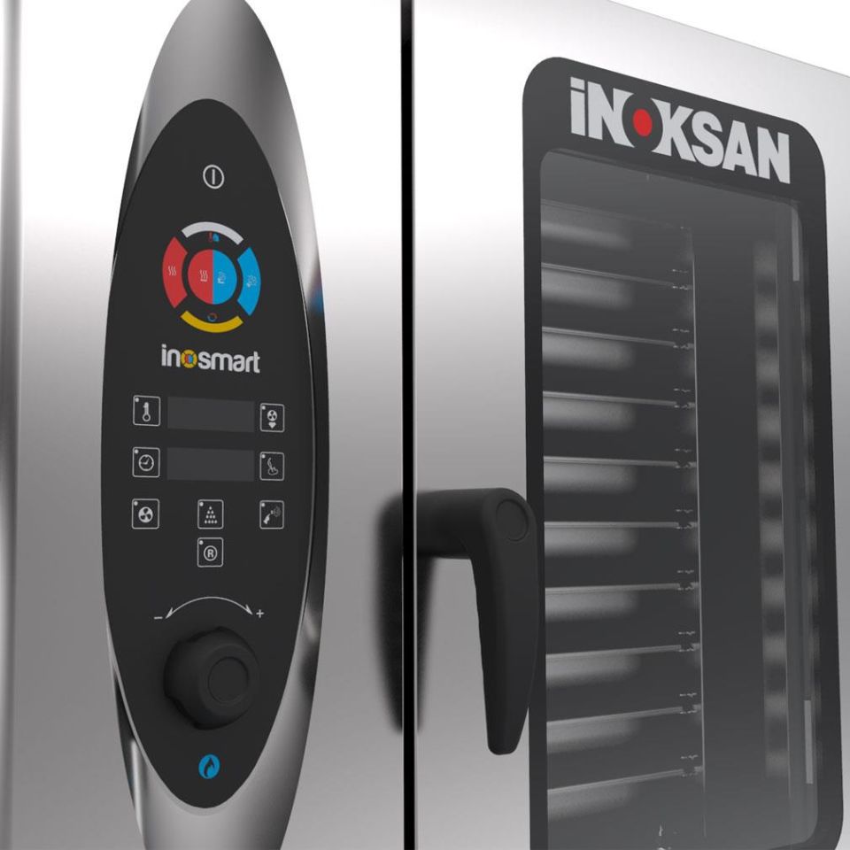 İnoksan FBG10T - Dokunmatik Kombi Fırın 10 Tepsili Gazlı
