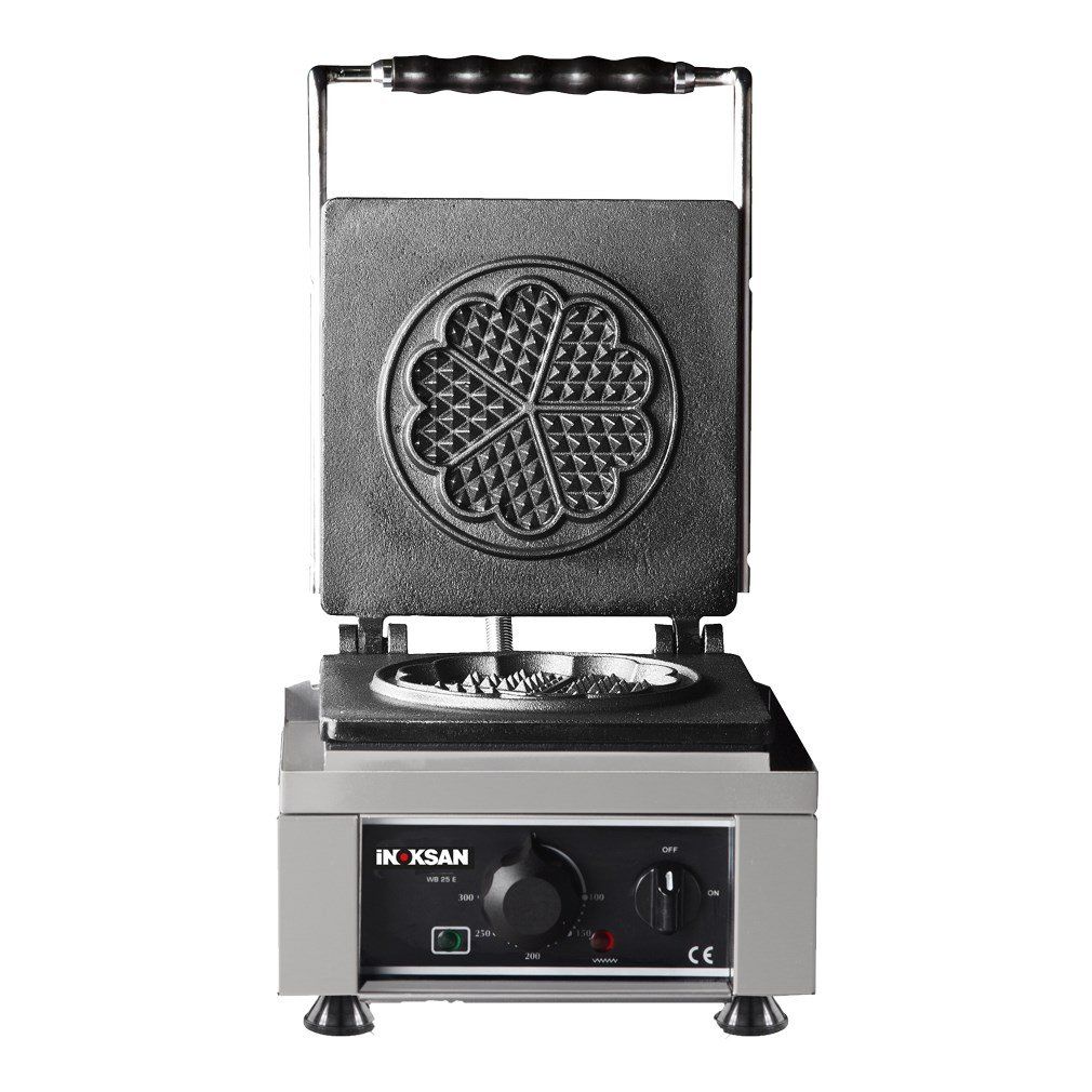 İnoksan SG0071 - Waffle Makinesi Yonca Model Tekli - Sabit Pleyt