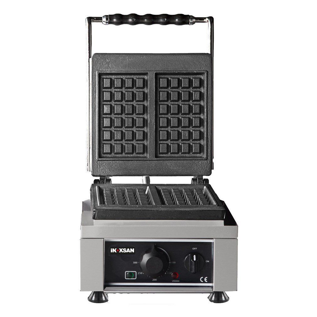 İnoksan SG0075 - Waffle Makinesi Kare Model 2'Li-Sabit Pleyt