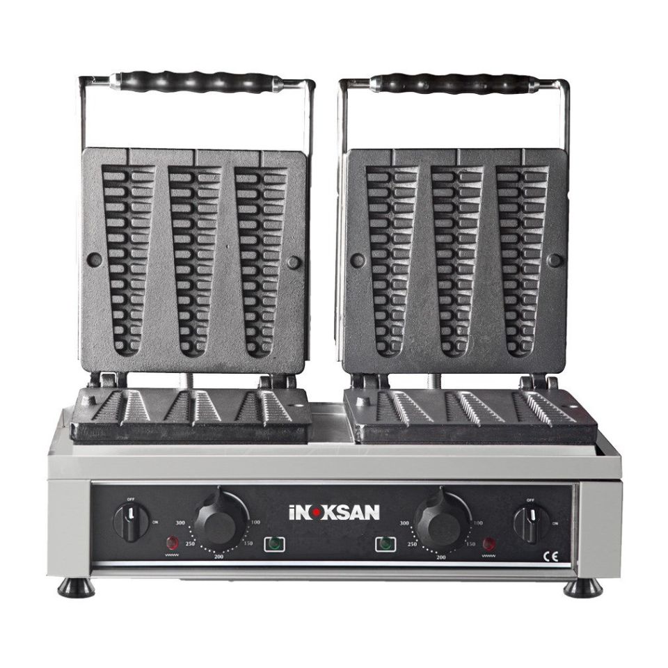 İnoksan SG0072 - Waffle Makinesi Çam Model Çiftli-Sabit Pleyt