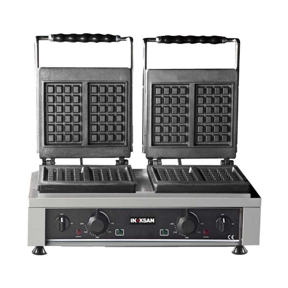 İnoksan SG0074 - Waffle Makinesi Kare Model 4'Lü-Sabit Pleyt