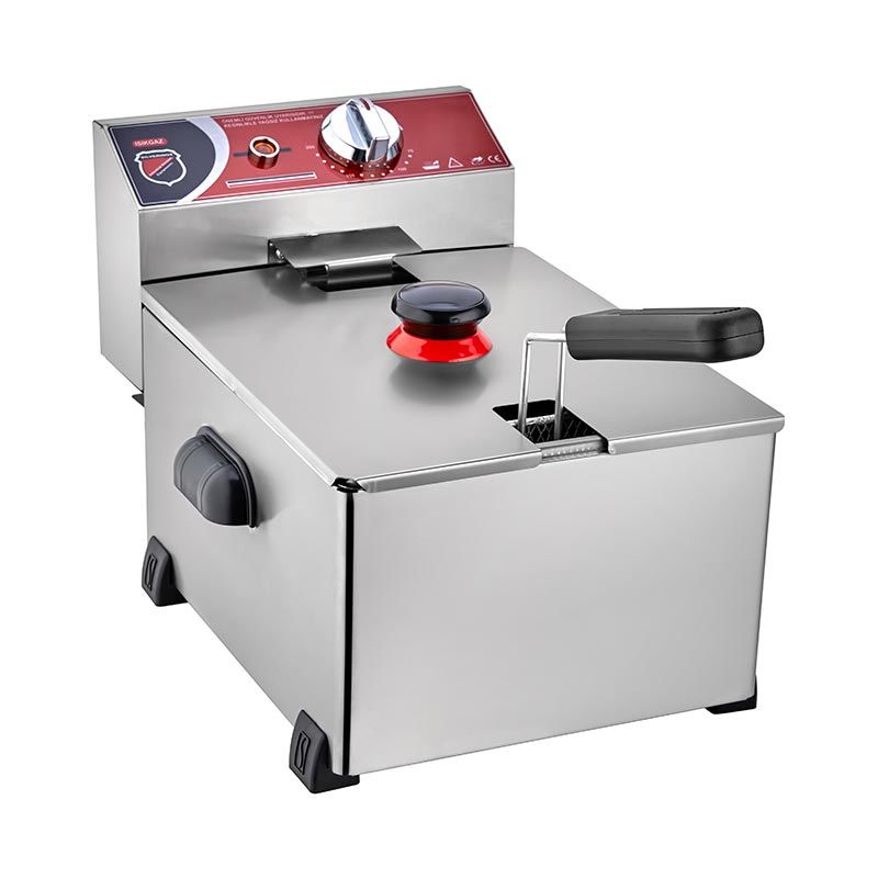 SilverInox 2142 Fritöz, 5 L, Elektrikli