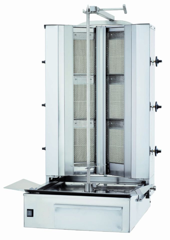 KALİTEGAZ-KLG223-V Gazlı Döner Ocağı Alttan Motorlu V Model