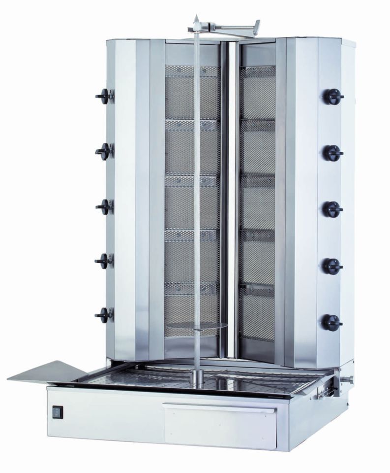 KALİTEGAZ-KLG225-V Gazlı Döner Ocağı Alttan Motorlu V Model