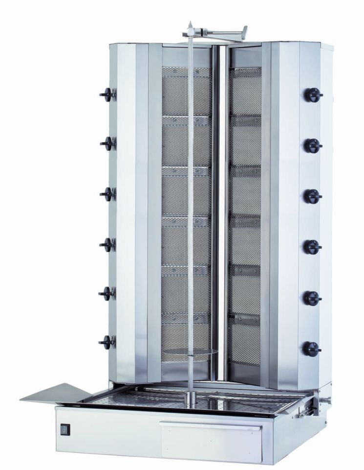 KALİTEGAZ-KLG226-V Gazlı Döner Ocağı Alttan Motorlu V Model