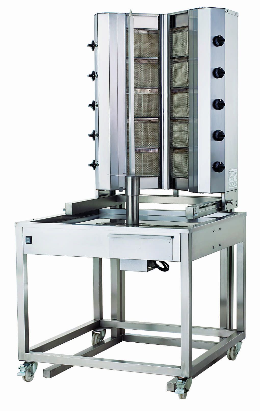 KALİTEGAZ KLG225-VA Gazlı Döner Ocağı Alttan Motorlu Arabalı V Model