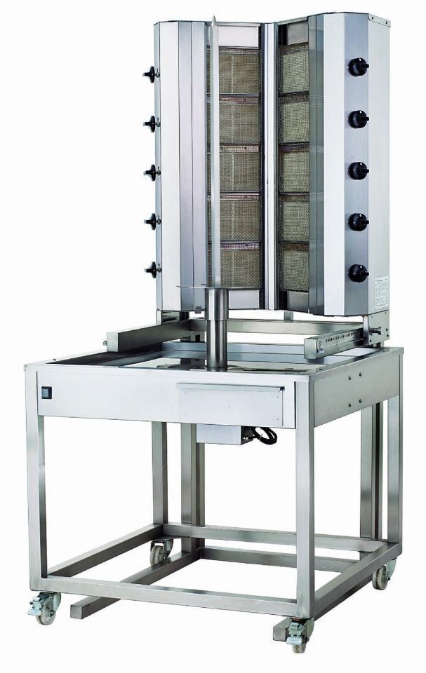 KALİTEGAZ KLG225-VA Gazlı Döner Ocağı Alttan Motorlu Arabalı V Model