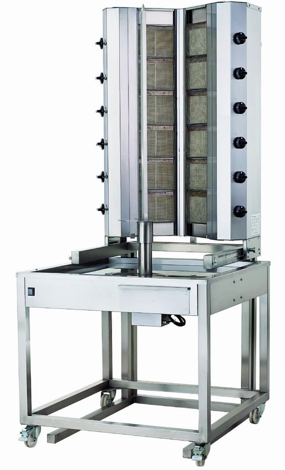 KALİTEGAZ-KLG226-VA Gazlı Döner Ocağı Alttan Motorlu Arabalı V Model