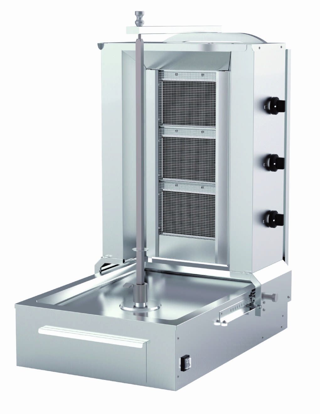 KALİTEGAZ-KLG150-S Gazlı Döner Ocağı Alttan Motorlu