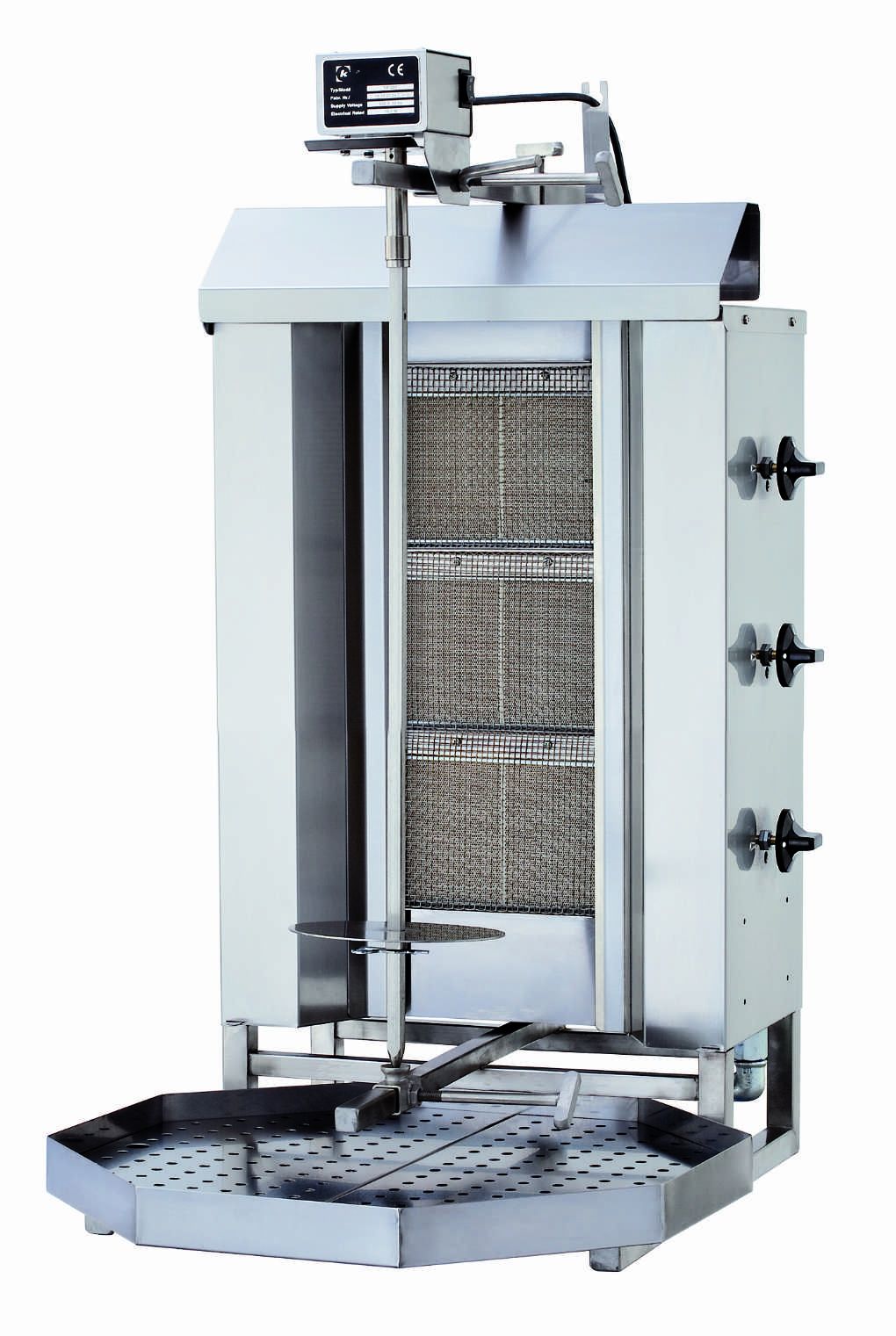 KALİTEGAZ-KLG220 Gazlı Döner Ocağı Üstten Motorlu
