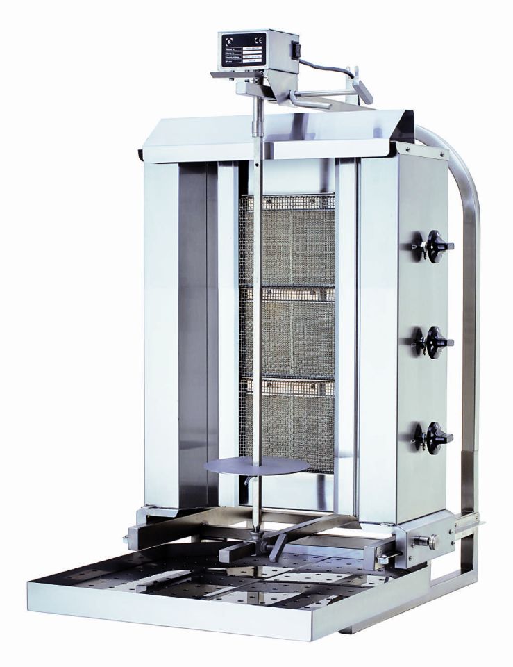 KALİTEGAZ-KLG220HG Gazlı Döner Ocağı Üstten Motorlu Hareketli Gövde