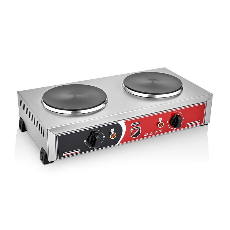 SilverInox 2183 İkili Pleyt Isıtıcı, Elektrikli