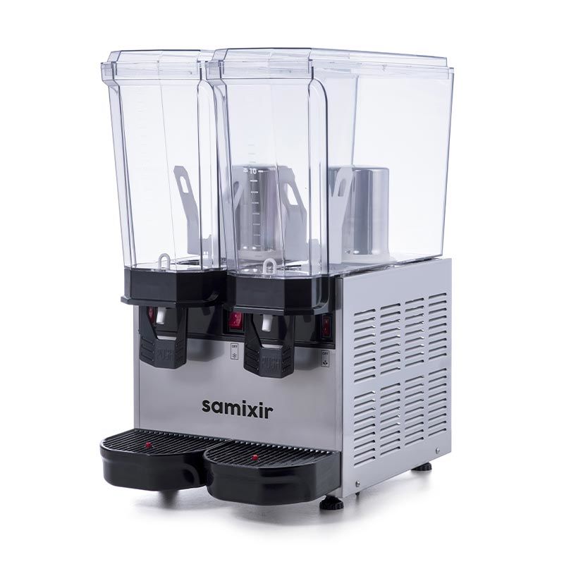 Samixir 40.MMI Klasik Twin Soğuk İçecek Dispenseri, 20+20 L, Karıştırıcılı