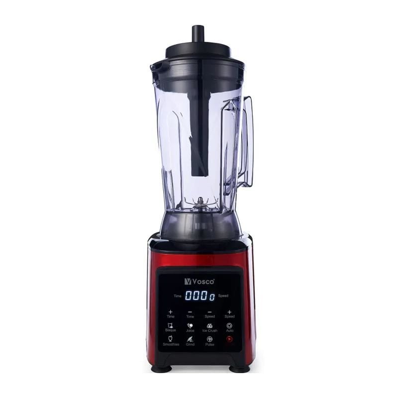 Vosco VHS-306CK Pro XL 8 Bıçaklı Dijital Bar Blender, 4 L, Kırmızı
