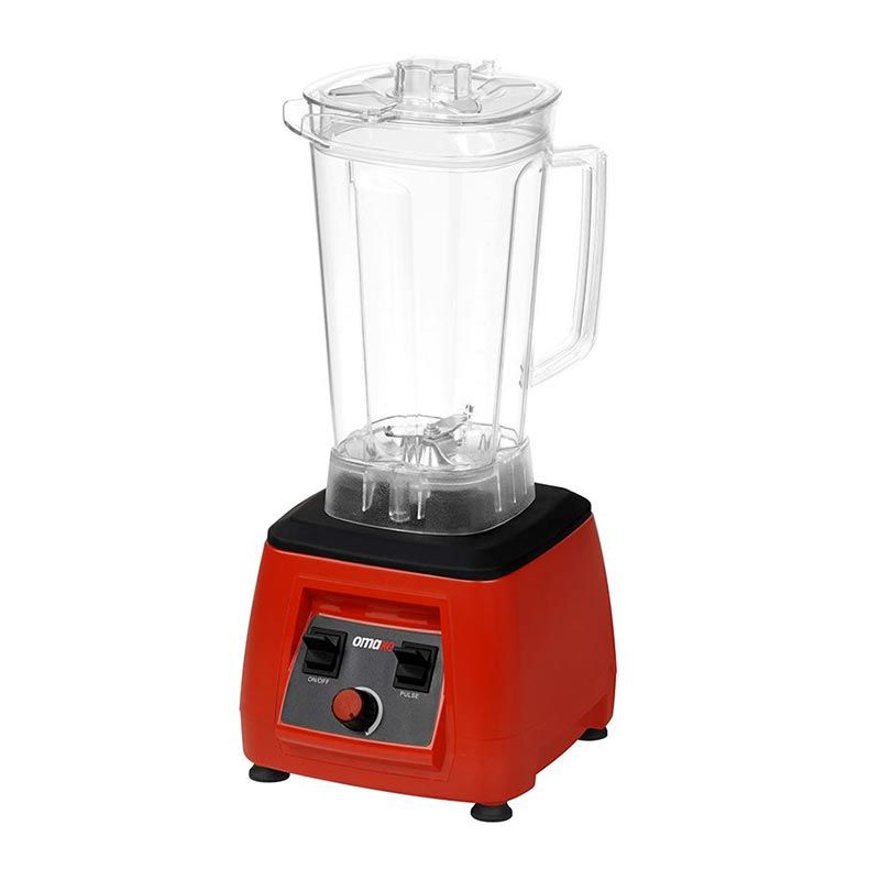Omake BLE12.E11 Buz Kırıcı Manuel Bar Blender, Şeffaf Kapak, 3 L, 2200 W